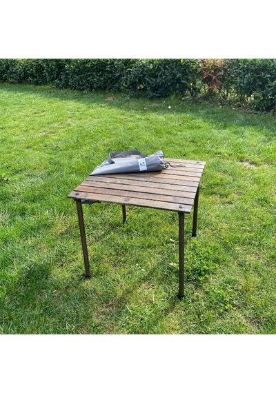 Bag The Joy Ahşap Masa Sandalye Seti Antrasit-Turkuaz-60 60 55cm Turkuaz