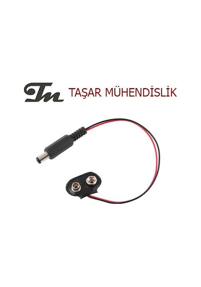 9V Pil Başlığı Jaklı Arduino Uyumlu