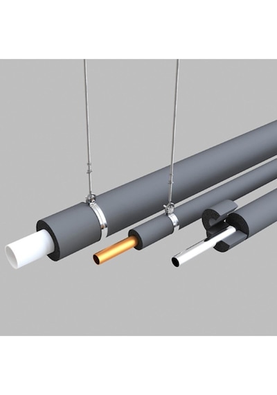 28 Mm Izolasyon Borusu Polietilen Boru Yalıtım Kılıfı Köpüğü 2 Metre