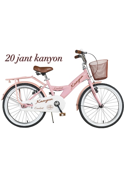 Tunca Kanyon 20 Jant 4 - 10 Yaş Çocuk Bisikleti / Pembe Açık Pembe