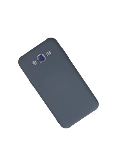 Samsung Uyumlu Galaxy J7 Uyumlu Kılıf Nano İçi Kadife Silikon - Gri