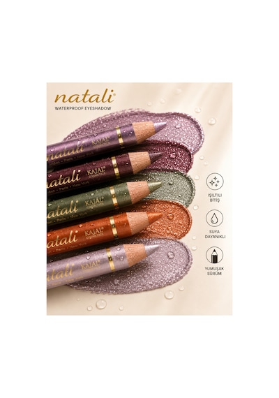 Natali Waterproof Göz Kalemi Ve Göz Farı No: 464 0