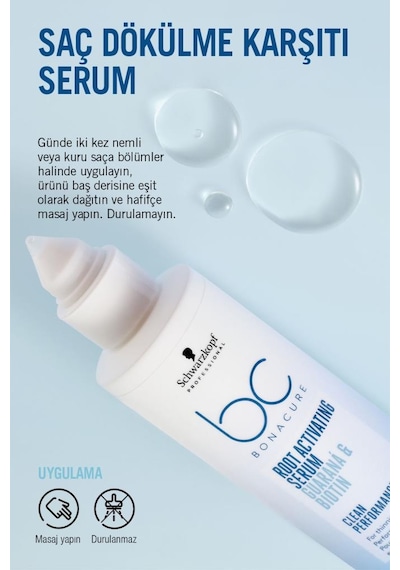 Bonacure Bc Clean Dökülme Karşıtı Saç Serumu 100 ML