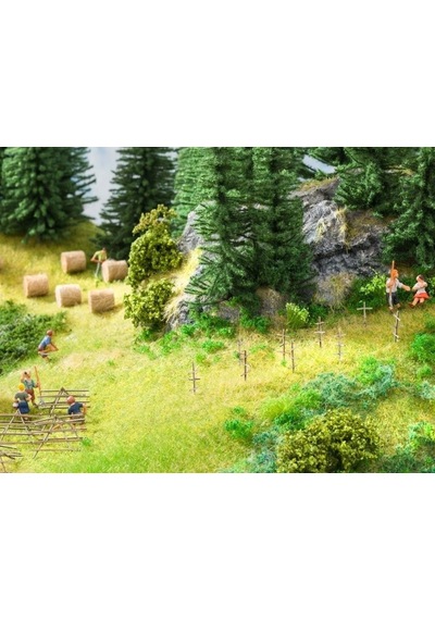 Noch 7460 Saman Balyaları, 18 Adet Diorama Malzemesi-54844