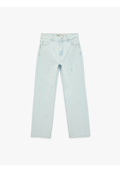 Koton 26yy59000164 Açık Mavi Kadın Jean Pantolon 6sal40011md