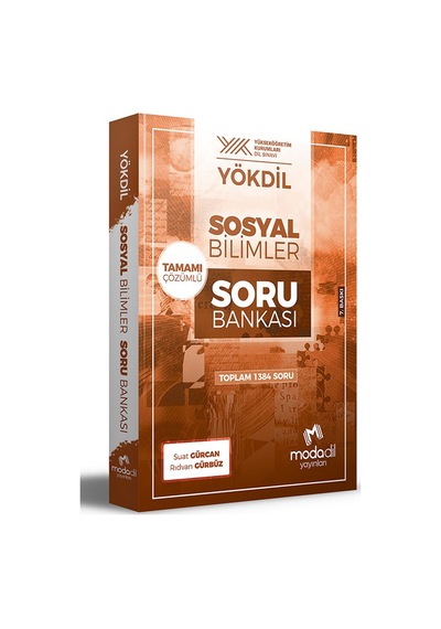 Modadil Yayınları Yökdil Sosyal Bilimler Tamamı Çözümlü Soru