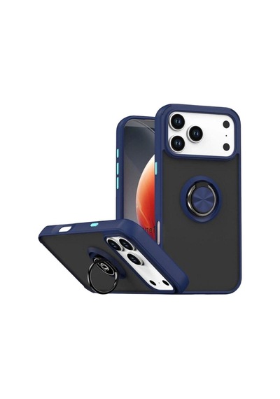 Apple İphone 17 Pro Montreal Yüzüklü Silikon Kapak