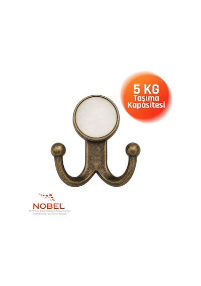 Mi Sket Askı, Metal Vestiyer Askısı, Anti K Sari , Duvar Ve Dolap Askılığı 5'li Set Vidalı