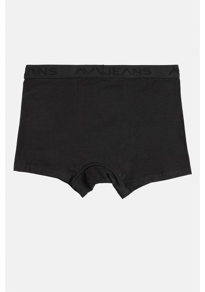 Avva Erkek Siyah Düz Basic Tekli Boxer B009510