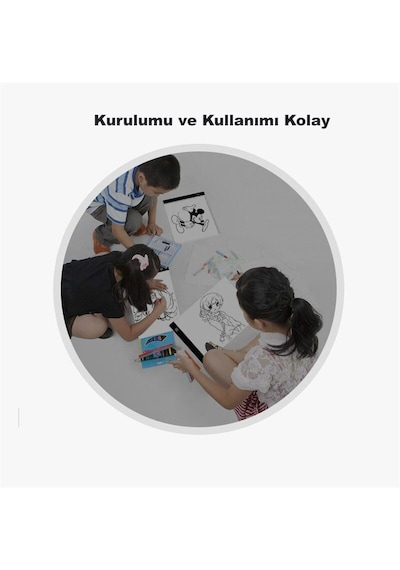 TechTic LED Işıklı Çizim Tableti Kopyalama Panosu 24 x 15 CM