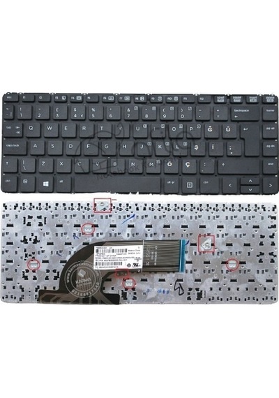 Hp Probook 440 G1, 445 G1, 445 G2 Notebook Klavyesi, Laptop Tuş Takımı Siyah Tr / Kl0898 96149849
