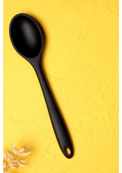 Arow Silikon Servis Kaşığı 27 Cm - Siyah - Pm-522