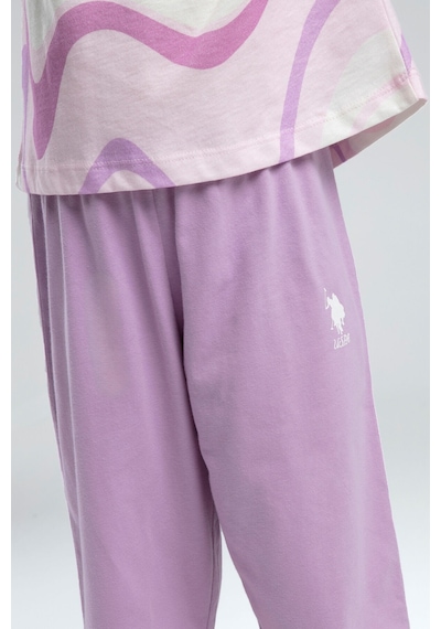 U.S. Polo Assn. U.s. Polo Assn Kız Çocuk Mor Kapri Takımı 5274-47730 Mor