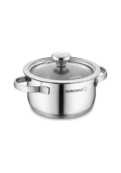 Korkmaz Minika inox Tencere 14x7