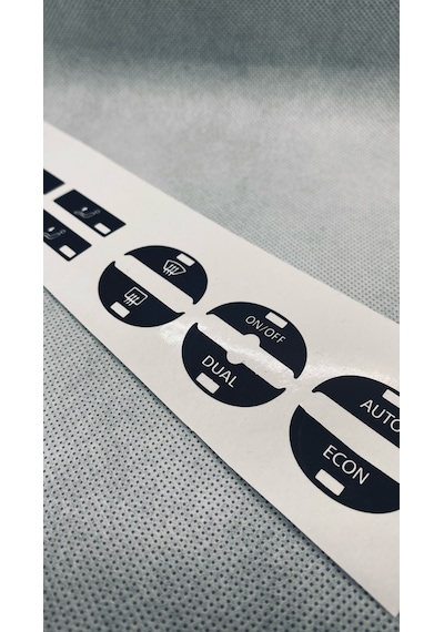 Volkswagen Golf Mk5 Passat B6 Uyumlu Klima Tuş Tamir Takımı Sticker Etiketi 1 Adet