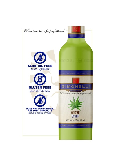 Simonelli Kahve Ve Kokteyl Şurubu Agave Aromalı 700 ML + Pompa