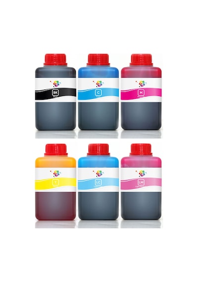 QC HP 363 C8721EE C8771EE C8772EE C8773EE C8774EE C8775EE Kartuş Mürekkep Seti 500ml 6 Renk