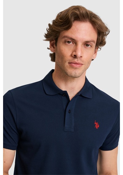 U.s. Polo Assn. Erkek Lacivert Tişört Basic 50322347-vr033