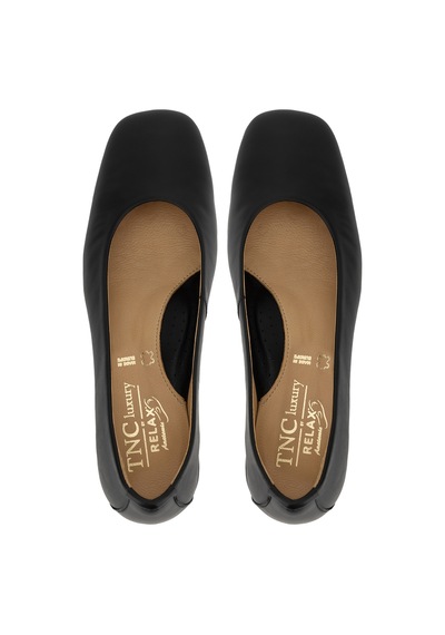 Relax Anatomic Tnc Luxury Kadın Hakiki Deri Siyah Comfort Ayakkabı 611 Et9601-03 Bn Ayk Sk26-27 Black