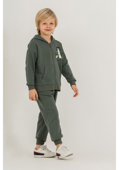 Rolypoly Erkek Çocuk Believe In Yourself Haki Eşofman Takımı Rp3882-c-v1 Rp3882-c-v1