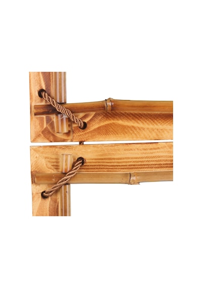 El Yapımı Doğal Ahşap 3 Lü Bambu Bamboo Fotoğraf Çerçevesi Dekoratif Ev Ofis Hediyesi Duvar Süsü - 3