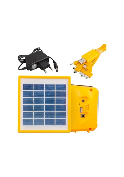 Powermaster Şarjlı Solar Aydınlatma Seti Tek Panelli 1 ADET
