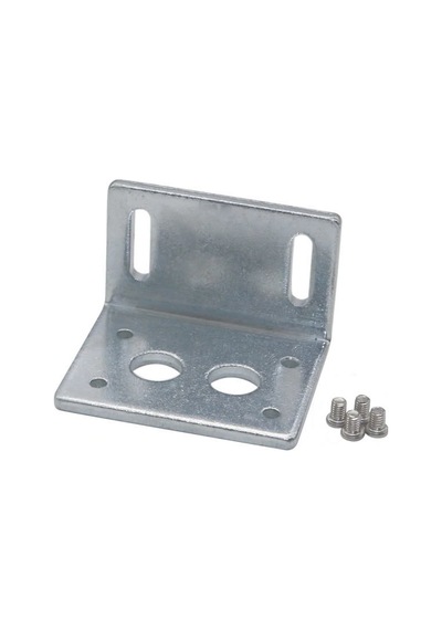 Jgy370 Dc Motor Montaj Parçası Bracket Çelik L Demir Parça