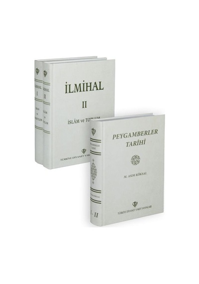 Diyanet 2 Cilt Ilmihal ve Peygamberler Tarihi 3 Kitap Set / M