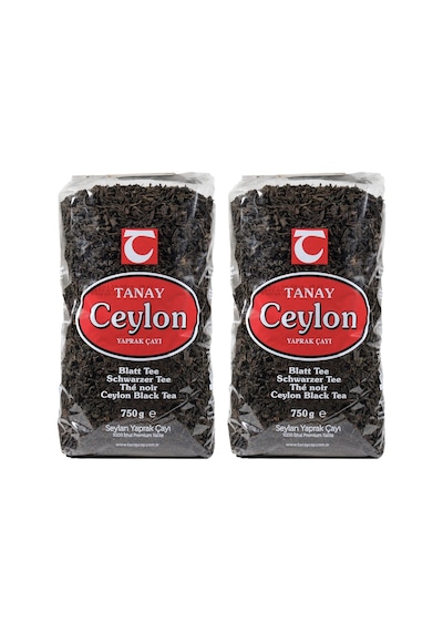 Tanay Ceylon İthal Yaprak Seylan Çayı 2 x 750 G