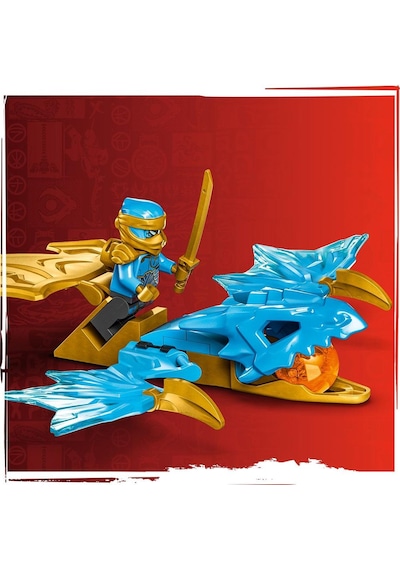 LEGO® Ninjago Nya’nın Yükselen Ejderha Vuruşu 71802 6+ Yaratıcı Oyuncak Yapım Seti - 26 Parça