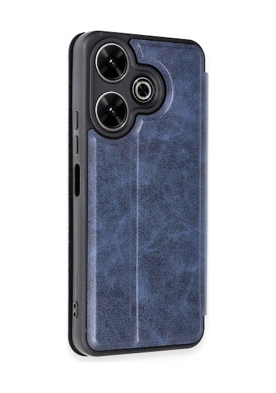 Cosmotex Newface Xiaomi Redmi 13 4g Kılıf Flip Cover - Lacivert