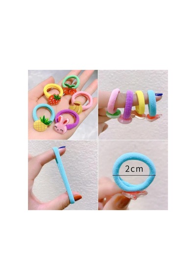So-much Kız Çocuk Bebek 10'lu Meyveli Lastik Toka Seti-8 Renkli Karışık - 105665853 Renkli Karışık - 105665853 Renkli Karışık