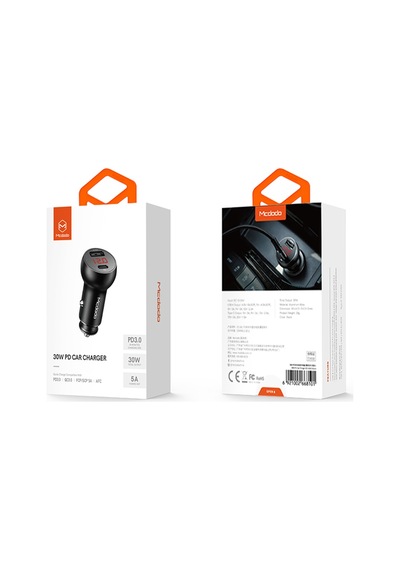 Mcdodo Cc-6810 30W 1Xtype-C 1Xusb Girişli Pd3.0 Araç Çakmak Şarj
