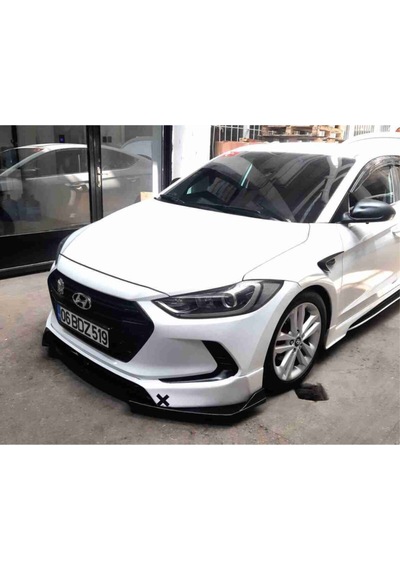 Hyundai Elantra Ön Tampon Eki Bodykit Karlık 3 Parça Lip