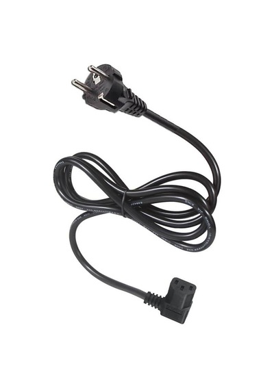 Koodmax 100 Adet C13 Power Güç Elektrik Kablosu 90 Derece L Tip Sol Açılı Power Kablo - 1.8 Mt