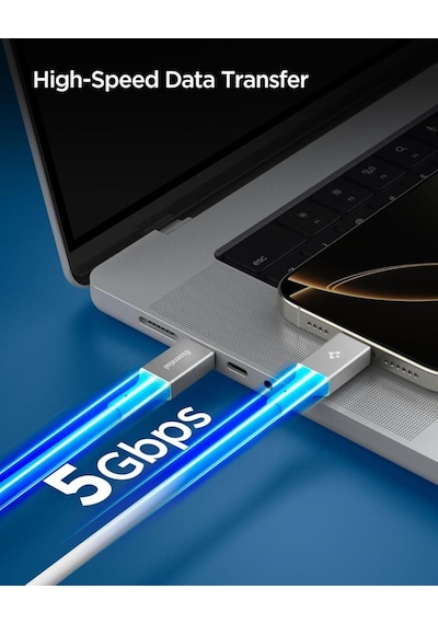 Spigen Usb-c To Usb-c 1 Metre Kablo 100w Güç/pps 2.0 Desteği Super Hızlı Şarj / 5 Gbps E-marker Çip Data Aktarım Hızı/pd Usb 3.2 Type-c Ekstra Dayanıklı Mfı Lisanslı White Spigen Usb-c To Usb-c 1 Metre Kablo 100w Güç/pps 2.0 Desteği Super Hızlı Şarj / 5 Gbps E-marker Çip Data Aktarım Hızı/pd Usb 3.2 Type-c Ekstra Dayanıklı Mfı Lisanslı White