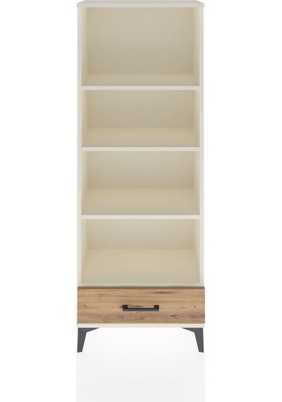 Arges Dolap 4 Raflı Tek Çekmeceli 60x30x163 Aytaşı-çam Aytaşı