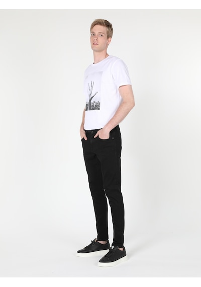 Colin's Colins 041 Danny Düşük Bel Dar Paça Slim Fit Siyah Erkek Jean Pantolon Cl1031097 001