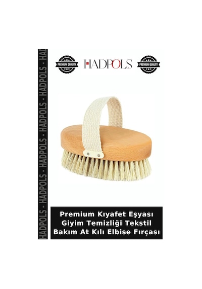 Hadpols Premium Kıyafet Eşyası Giyim Temizliği Tekstil Bakım At Kılı Elbise Fırçası Diğer