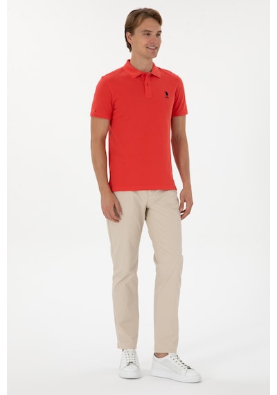 U.S. Polo Assn. Erkek Kırmızı Basic Tişört 50298041-VR213