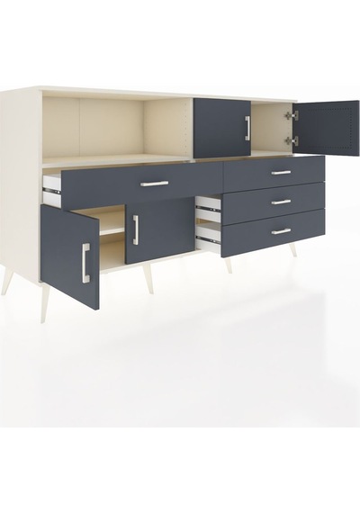 Hyperion Konsol 2 Raflı 4 Çekmeceli 4 Kapaklı 176x44x99 Aytaşı-antrasit Aytası/antrasıt - Aytası Hyperion Konsol 2 Raflı 4 Çekmeceli 4 Kapaklı 176x44x99 Aytaşı-antrasit Aytası/antrasıt - Aytası