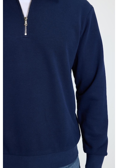 Tudors Erkek Relax Fit Rahat Kesim Pamuklu 3 İplik Fermuarlı Polo Yaka Lacivert Sweatshirt-41820 Lacivert Tudors Erkek Relax Fit Rahat Kesim Pamuklu 3 İplik Fermuarlı Polo Yaka Lacivert Sweatshirt-41820 Lacivert