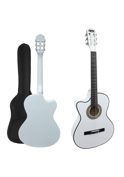 Cg-396wh Solak Klasik Gitar Beyaz Renk Full Set Sap Ayarlı 4/4