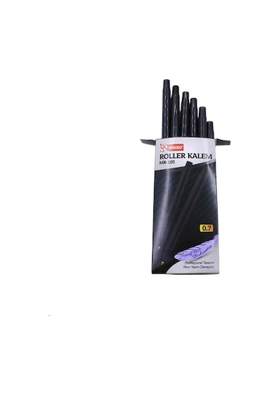 Mikro Mr-105 Roller Kalem Siyah 0.7 Mm - 12 Adet