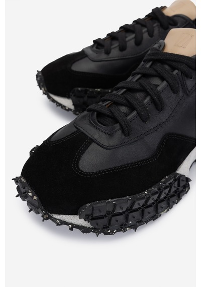 Valmenti Erkek Hakiki Deri Siyah Sneakers & Spor Ayakkabı 325 2891-440 Erk Ayk Y25 Syh/syh Suet Siyah