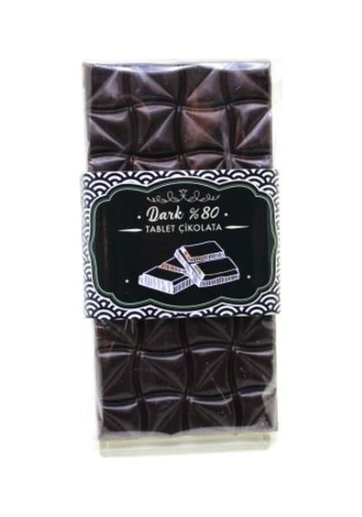 Dark Drown Özel Seri Bitter Tablet Çikolata %80 100 G