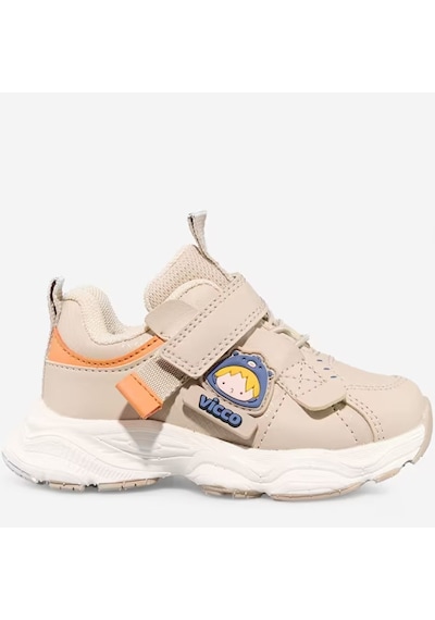 Vicco Flika Ortopedik Çocuk Spor Ayakkabı Bej