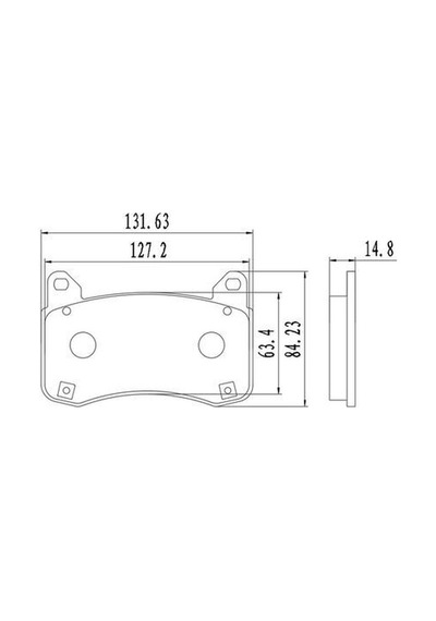 Mga 56609 Fren Balatası Ön Tesla Model Y D23999627