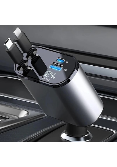 Eıma Ec-1 120w 4 Ü 1 Arada Süper Hızlı Araç Şarj Cihazı