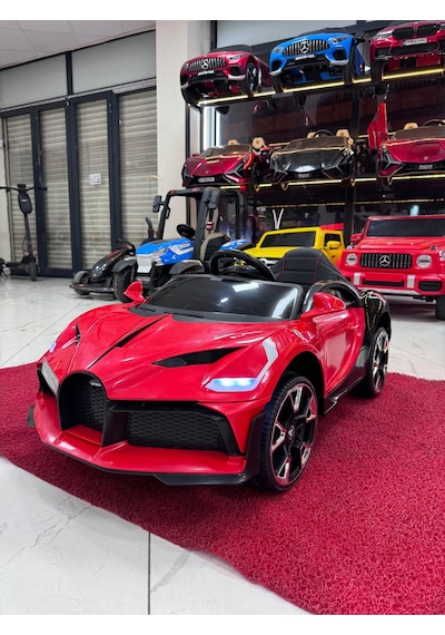 Poyraz Akülü Güçlü Motorlu 12v Akülü Araba Özel Plaka Kırmızı